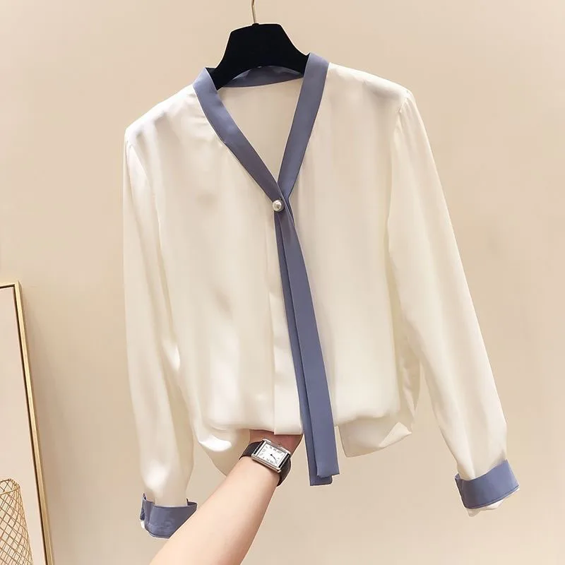 Women Spring Autumn Style Chiffon Blouses Shirts Lady Casual Long Sleeve Bow Tie Collar Chiffon Blusas Tops DF2200
Women Spring Autumn Style Chiffon Blouses Shirts Lady Casual Long Sleeve Bow Tie Collar Chiffon Blusas Tops DF2200