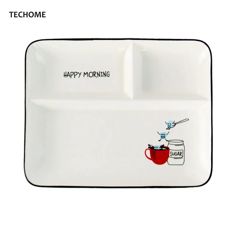 High Quality Ceramic Adult Baby Dishes Rectangular Sub-grid Plate Dinner Banquet Necessaries Plates Adult Children's Tableware
High Quality Ceramic Adult Baby Dishes Rectangular Sub-grid Plate Dinner Banquet Necessaries Plates Adult Children's Tableware
