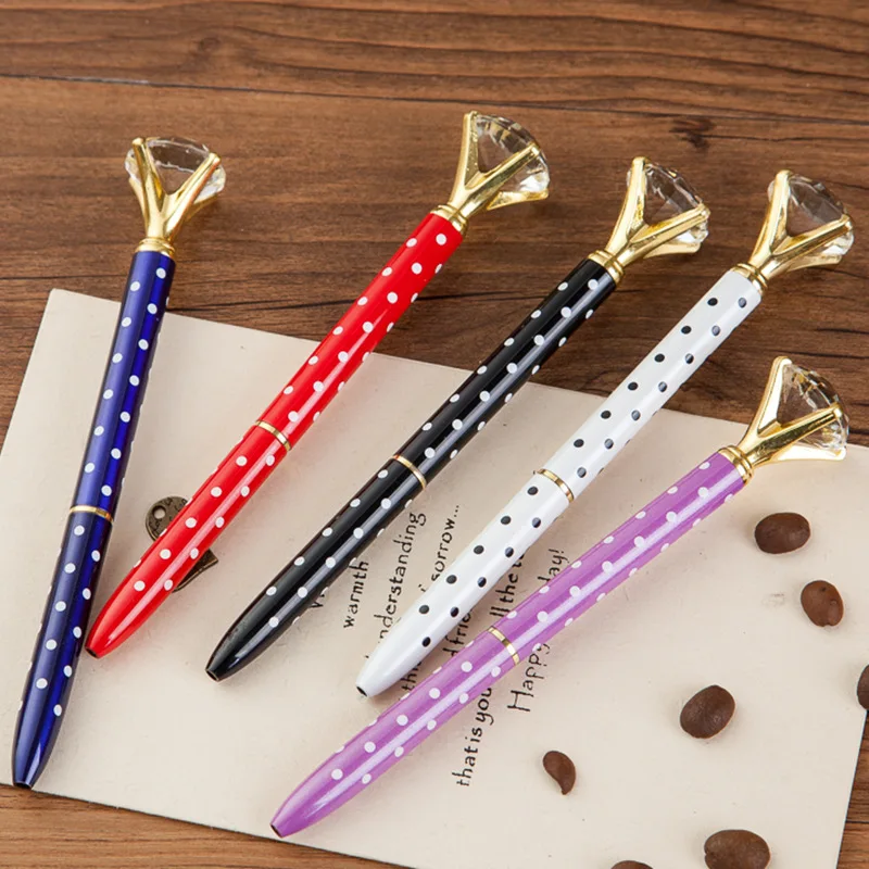 20pcs Kawaii Crystal Ball Pens Ballpen Fashion Dot Girl 19 Carat Large Diamond Ballpoint Pen Pens For School Stationery Supplies
20pcs Kawaii Crystal Ball Pens Ballpen Fashion Dot Girl 19 Carat Large Diamond Ballpoint Pen Pens For School Stationery Supplies