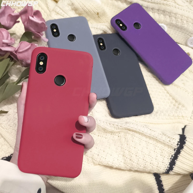 Мягкий цветной силиконовый чехол для Xiaomi Redmi Note 7 6 5 pro 4X 5A 6A plus чехлы Mi 8 9 SE A2 Lite A1
