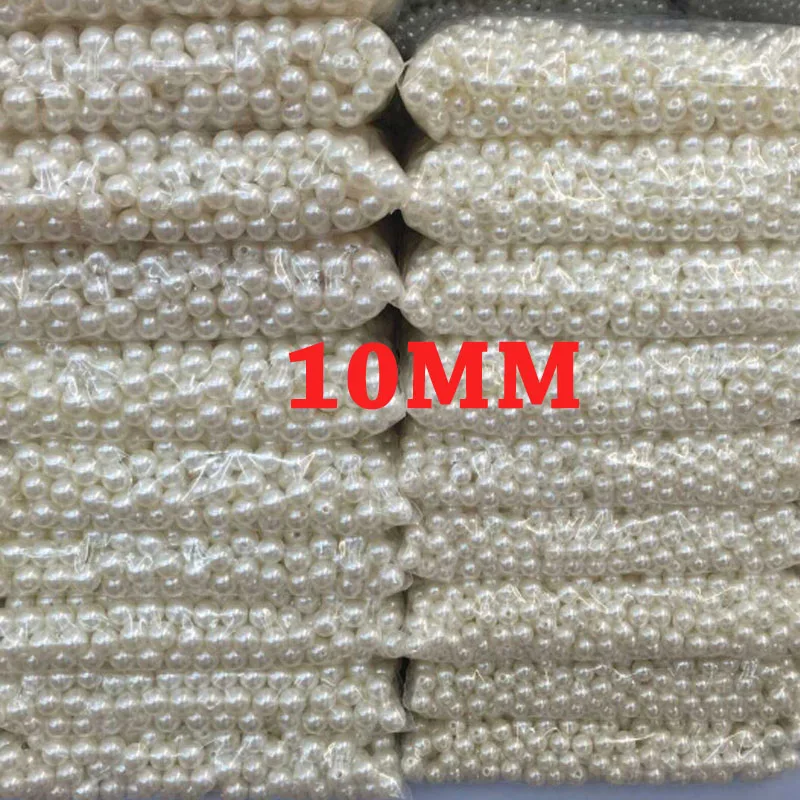 

Hot Sale 10mm Dia White Color Round Imitation Pearl Beads Wholesale Retail for DIY Fashion Jewelry and headpiece 50pcs/lot