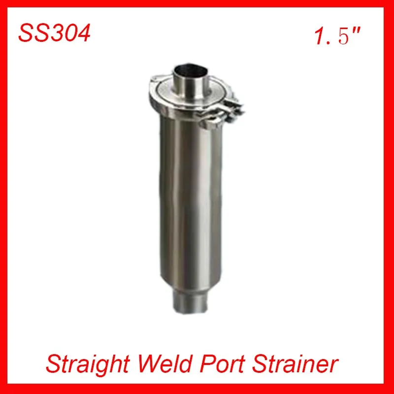 1.5'' hygienic Stainless Steel SS304 Inline straight Strainer Filter f Beer/ dairy/ pharmaceutical/beverag /chemical industry
1.5'' hygienic Stainless Steel SS304 Inline straight Strainer Filter f Beer/ dairy/ pharmaceutical/beverag /chemical industry
