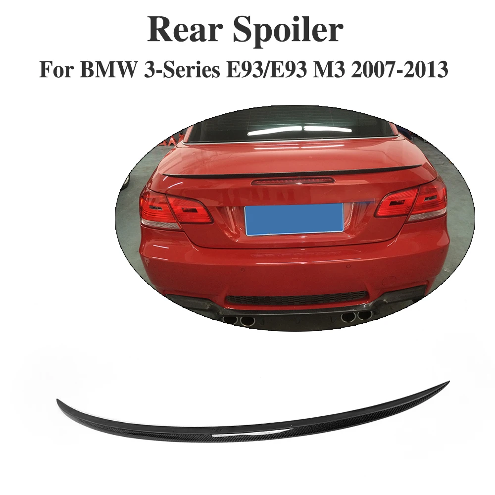 Carbon Fiber Rear Trunk Boot Lip Spoiler Wing for BMW 3 Series E93 / E93 M3 Convertible 2007-2013 Car Accessories
Carbon Fiber Rear Trunk Boot Lip Spoiler Wing for BMW 3 Series E93 / E93 M3 Convertible 2007-2013 Car Accessories