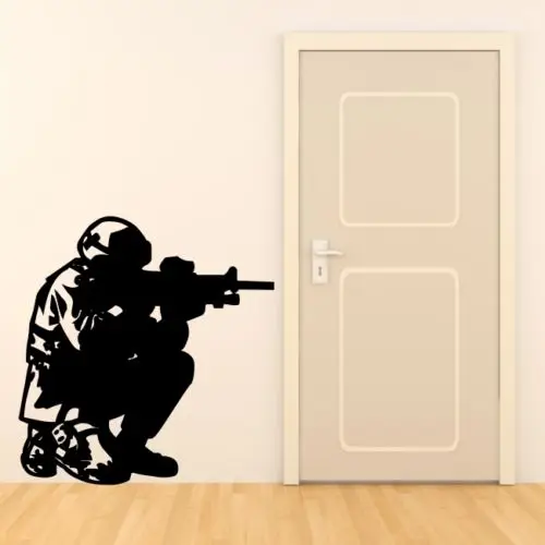 Military Series Mural Army Soldier Wall Sticker Vinyl Nursery Bedroom Art Decorative Wall Mural Free Shipping Wall Decals D-227
Military Series Mural Army Soldier Wall Sticker Vinyl Nursery Bedroom Art Decorative Wall Mural Free Shipping Wall Decals D-227