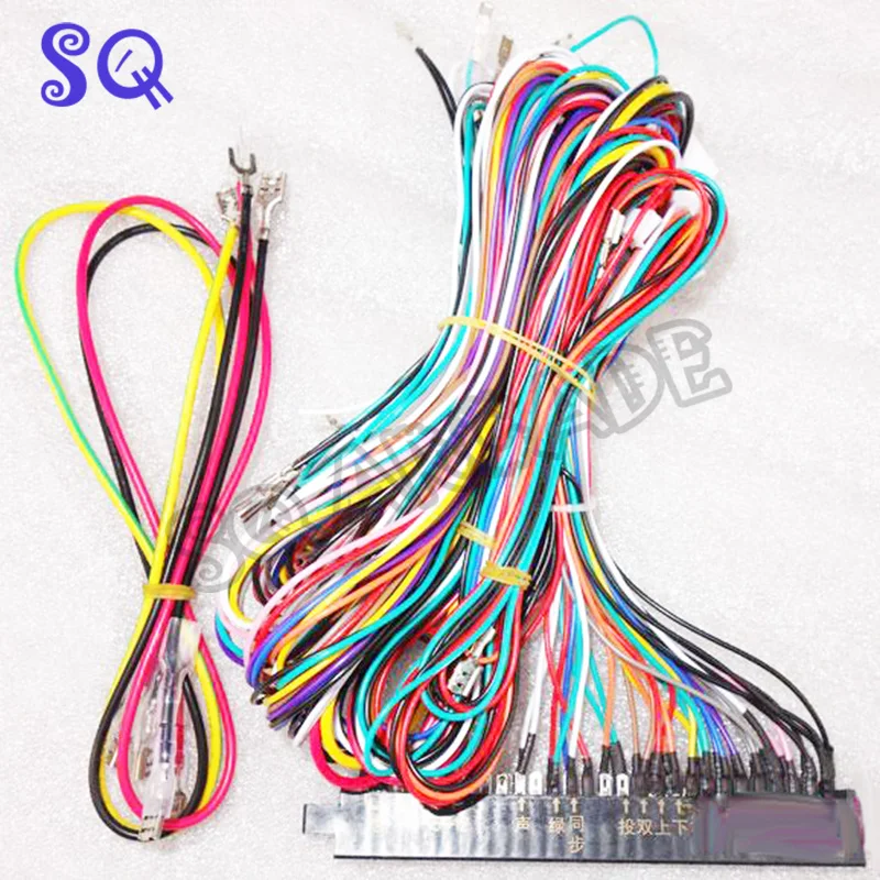 6pcs Jamma Harness with 5, 6 action button wires & 5V wires Jamma 28 pin JAMMA wiring for arcade game cabinet machine parts
6pcs Jamma Harness with 5, 6 action button wires & 5V wires Jamma 28 pin JAMMA wiring for arcade game cabinet machine parts