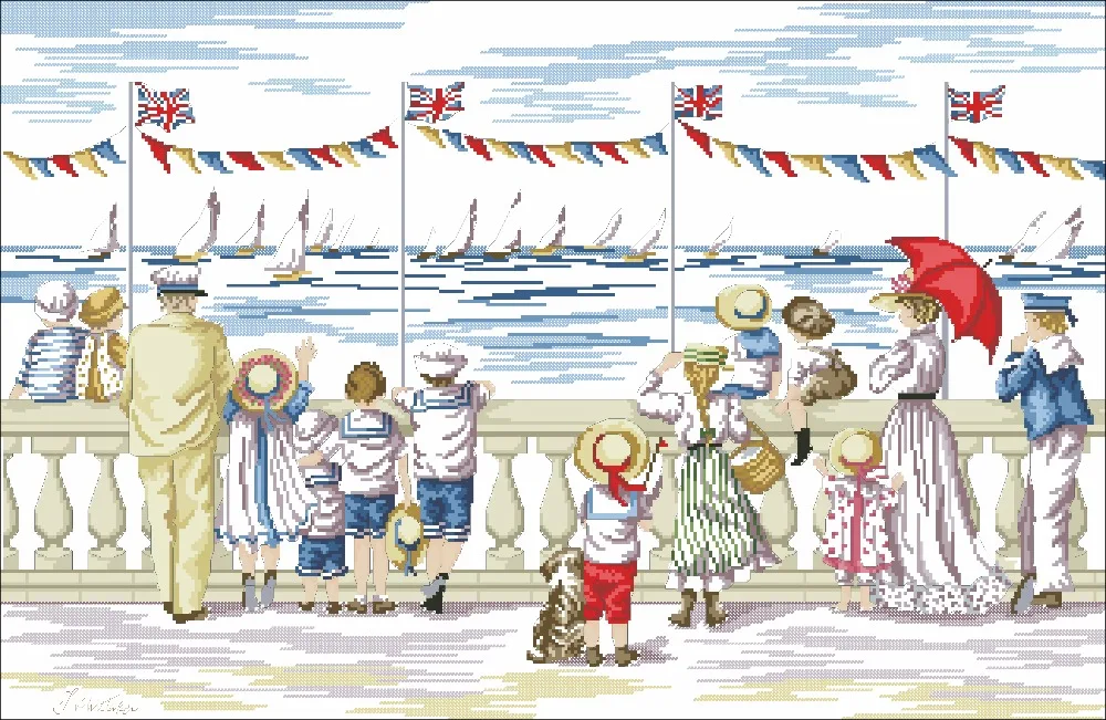 Needlework 14CT 16CT 18CT Cross Stitch, DIY Count Cross Stitch, Embroidery Set, Look at the sea
Needlework 14CT 16CT 18CT Cross Stitch, DIY Count Cross Stitch, Embroidery Set, Look at the sea