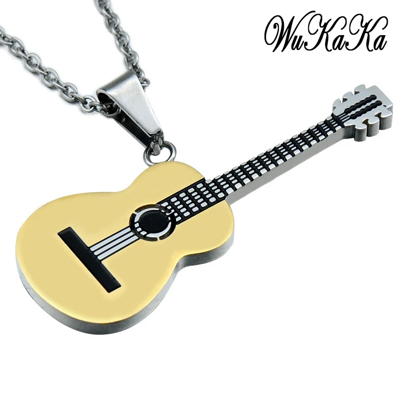 2020 Fashion High Quality Music Guitar Pendant Necklaces Men Jewelry DIY Necklace Stainless Steel Men Chain Necklaces Friend
2020 Fashion High Quality Music Guitar Pendant Necklaces Men Jewelry DIY Necklace Stainless Steel Men Chain Necklaces Friend