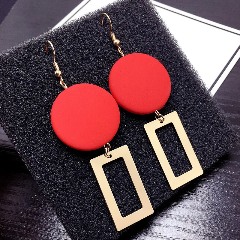 Retro, red acrylic, square geometric stitching personality exquisite earrings, female, fashion jewelry wholesale,TF98
Retro, red acrylic, square geometric stitching personality exquisite earrings, female, fashion jewelry wholesale,TF98
