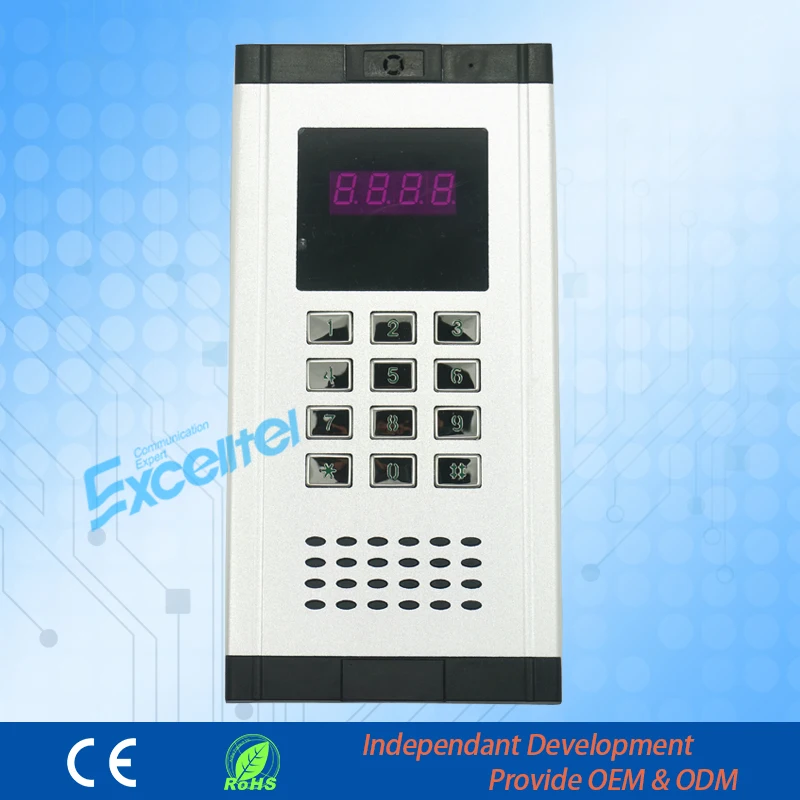 Система контроля безопасности дверной телефон CDX 103 с клавиатурой для Excelltel