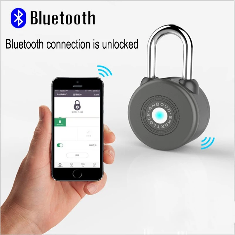 Smart Bluetooth Padlock Master Keys Types New Design Wireless Control Nathlock Padlock Smart Bluetooth Lock with IOS/Android APP
Smart Bluetooth Padlock Master Keys Types New Design Wireless Control Nathlock Padlock Smart Bluetooth Lock with IOS/Android APP