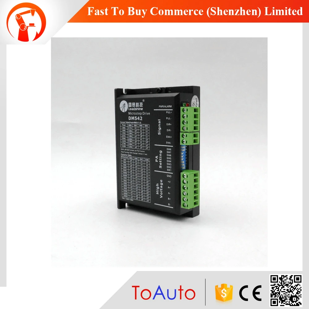 DM542 Leadshine чпу шаговый привод 2ph 1 ~ 4.2A 20 ~ 50VDC соответствия Nema23 34 Оригинальный Новый в коробке Новый
DM542 Leadshine чпу шаговый привод 2ph 1 ~ 4.2A 20 ~ 50VDC соответствия Nema23 34 Оригинальный Новый в коробке Новый