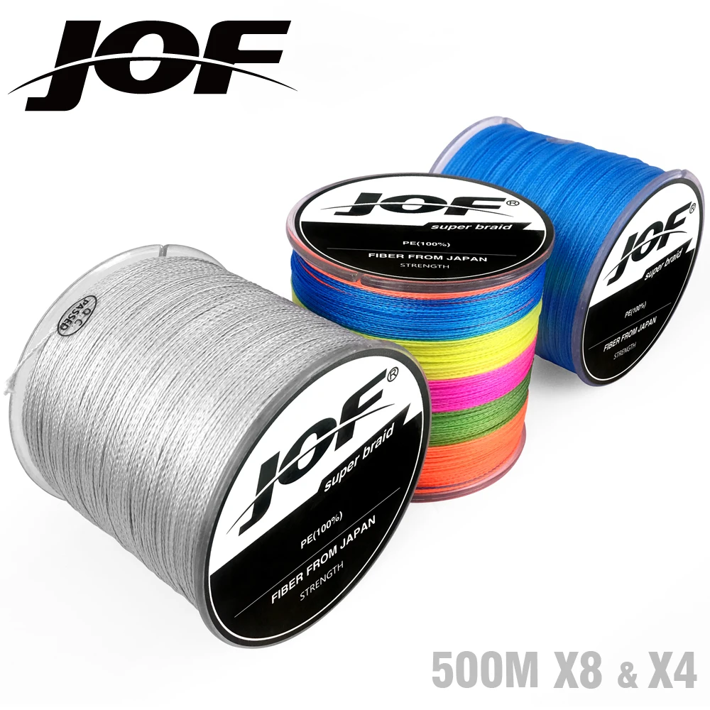 JOF 500 4 Strands/8 strands 18LB - 80LB/22LB-78LB PE Braided Fishing Line Strong Multifilament Line Carp Fishing Saltwater
JOF 500 4 Strands/8 strands 18LB - 80LB/22LB-78LB PE Braided Fishing Line Strong Multifilament Line Carp Fishing Saltwater