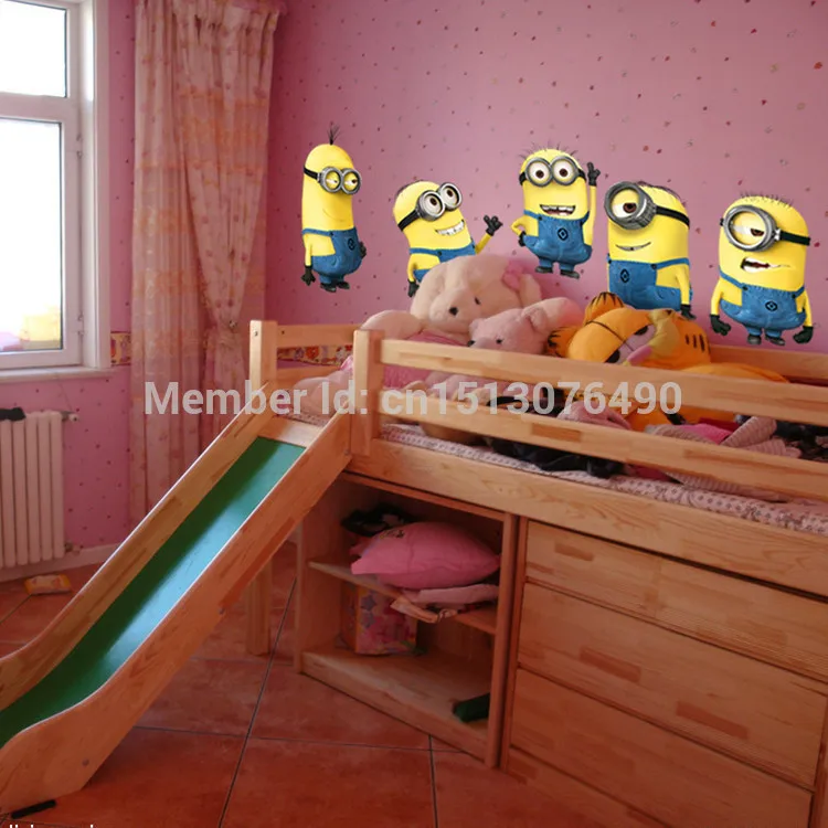 Yellow Man Decals Cartoon Movie Wall Stickers For Kids Rooms Bedroom Accessories DIY Children 3D Home Decoration
Yellow Man Decals Cartoon Movie Wall Stickers For Kids Rooms Bedroom Accessories DIY Children 3D Home Decoration