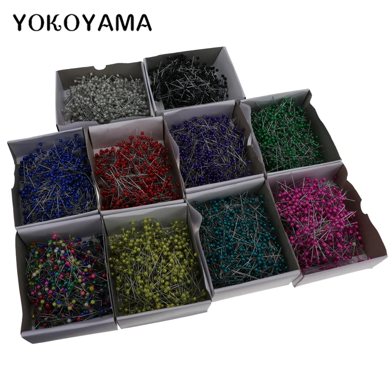 YOKOYAMA 1 Pack Round Pearl Head Dressmaking Pins Weddings Corsage Florists Dressmaking Sewing Fixed Pin Accessories 10 Colors
YOKOYAMA 1 Pack Round Pearl Head Dressmaking Pins Weddings Corsage Florists Dressmaking Sewing Fixed Pin Accessories 10 Colors
