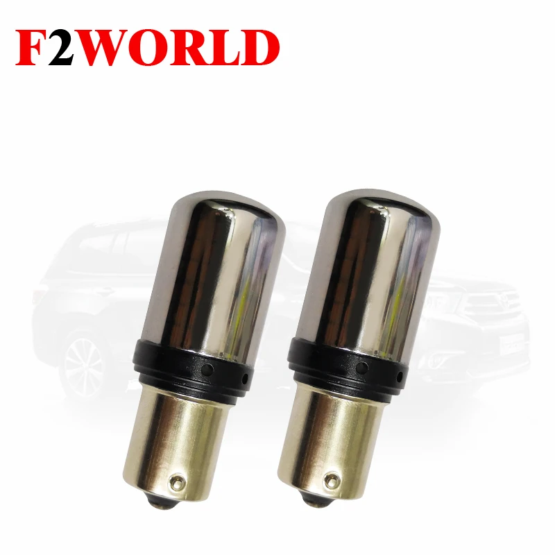 2 светодиодный сигнальная лампа 1156 P21W BA15S PY21W BAU15S поворотник светильник T20 7440 W21W