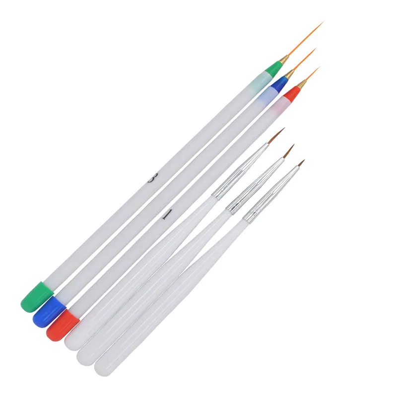 3 Fine Drawing 3 Striping Liner Design Set Nail Tool 6Pcs/Pack Nail Art Pens Brushes 40
3 Fine Drawing 3 Striping Liner Design Set Nail Tool 6Pcs/Pack Nail Art Pens Brushes 40