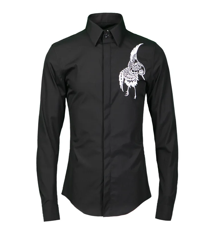 Embroidery Bird Men Metrosexual Casual Shirts Turn-down Collar Broadcloth Single Breasted high quality long sleeve size M-4XL
Embroidery Bird Men Metrosexual Casual Shirts Turn-down Collar Broadcloth Single Breasted high quality long sleeve size M-4XL