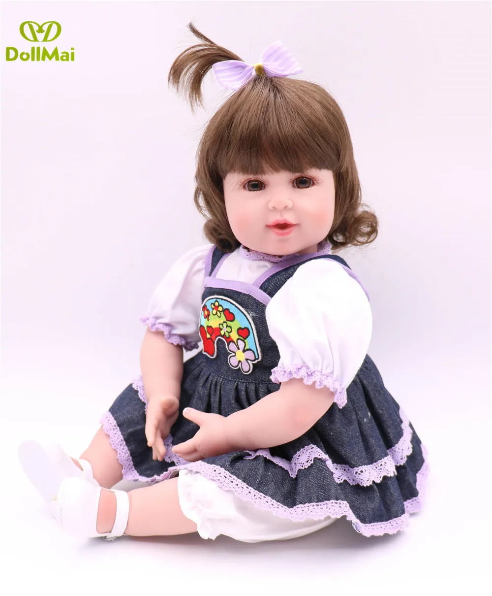 Toddler girl reborn dolls 22inch 55cm vinyl silicone reborn baby dolls toys for child present bebes reborn
Toddler girl reborn dolls 22inch 55cm vinyl silicone reborn baby dolls toys for child present bebes reborn
