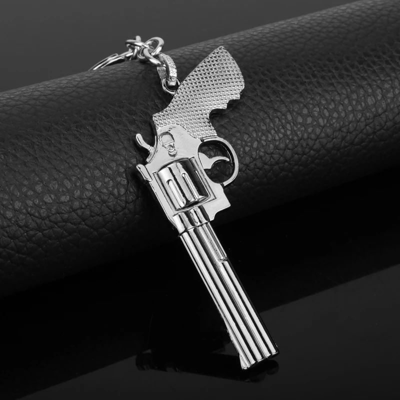 Dongsheng модный миниатюрный револьвер пистолет модная модель брелок для ключей