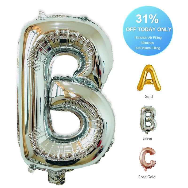 Letter Balls Balloon Wedding Decoration Rose Gold Birthday foil Balloons Globos Anniversary Party Alphabet Ballons
Letter Balls Balloon Wedding Decoration Rose Gold Birthday foil Balloons Globos Anniversary Party Alphabet Ballons