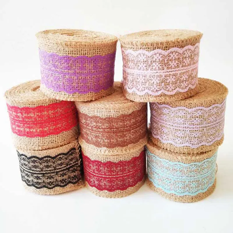 5m lace linen ribbon trim satin sewing bias for handicrafts ribbons DIY for wedding gift wrapping Sewing Decoration accessories
5m lace linen ribbon trim satin sewing bias for handicrafts ribbons DIY for wedding gift wrapping Sewing Decoration accessories