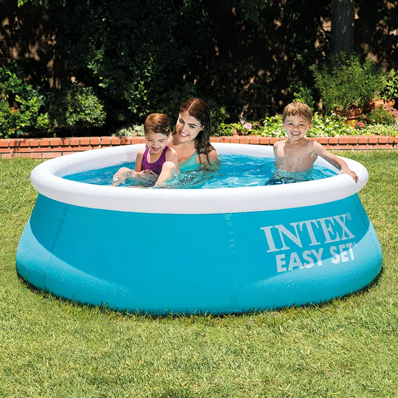 Intex 1.83m round family inflatable pool environmentally friendly swimming pool kids adult outdoor baby play pool with cover
Intex 1.83m round family inflatable pool environmentally friendly swimming pool kids adult outdoor baby play pool with cover
