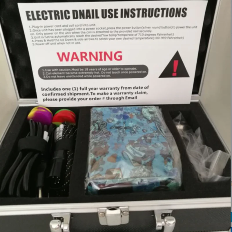 New Blue pattern Electric dab Enail electric kit heater coil blue color PID Temperature Control Titanium Nail Carb Cap
New Blue pattern Electric dab Enail electric kit heater coil blue color PID Temperature Control Titanium Nail Carb Cap