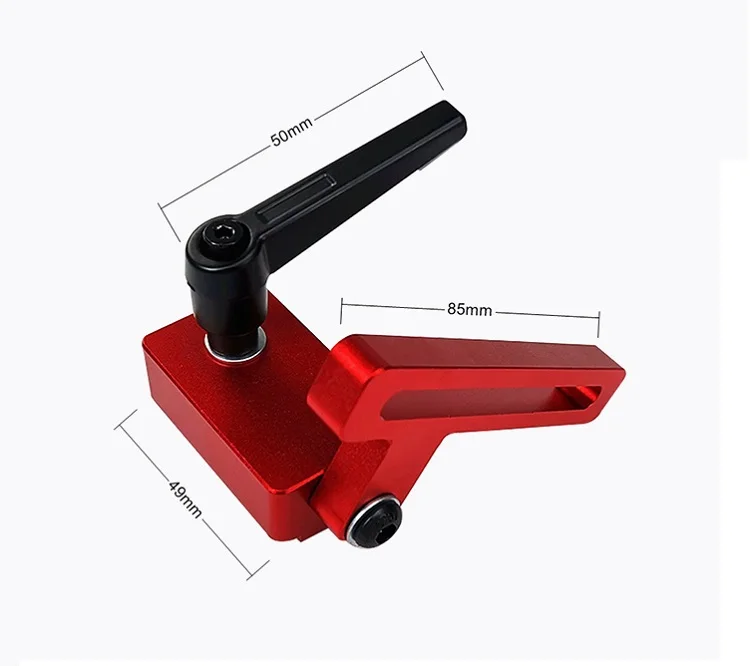 New Aluminium Miter Track Stop for 30mm T-Slot T-Track Slot Miter Woodworking Tool Woodworking workbench DIY Manual
New Aluminium Miter Track Stop for 30mm T-Slot T-Track Slot Miter Woodworking Tool Woodworking workbench DIY Manual