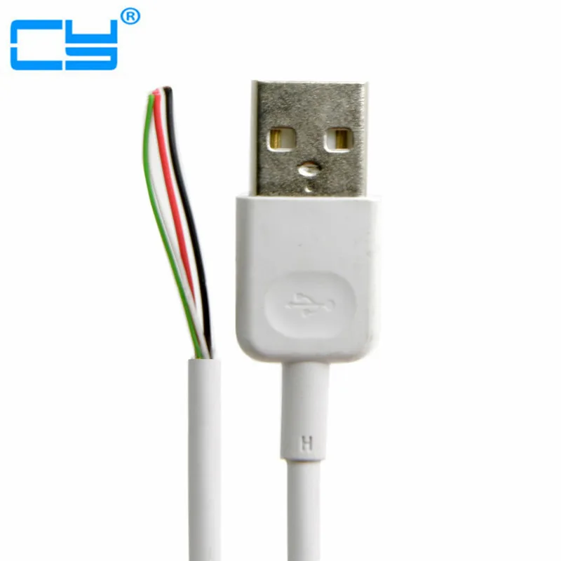 0.7M 2FT USB 2.0 A Type Male to 4 Wires Open Cable With Braid Shield for DIY OEM White 70cm
0.7M 2FT USB 2.0 A Type Male to 4 Wires Open Cable With Braid Shield for DIY OEM White 70cm