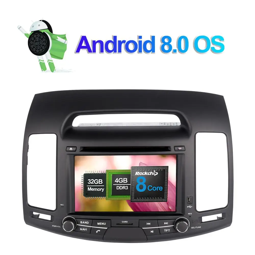 Android 7 1/8 0 Восьмиядерный 4 Гб ОЗУ автомобильный DVD плеер GPS навигация головное