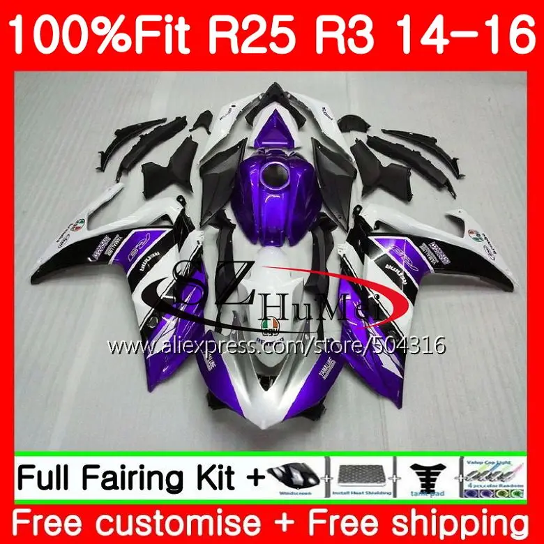 Набор впрыска для YAMAHA YZF R3 R25 YZF-R3 YZF-R25 фиолетовый черный 76SH16 R 3 YZFR3 YZFR25 R25 14 15 16 R3 2014 2015 2016 обтекатели
Набор впрыска для YAMAHA YZF R3 R25 YZF-R3 YZF-R25 фиолетовый черный 76SH16 R 3 YZFR3 YZFR25 R25 14 15 16 R3 2014 2015 2016 обтекатели