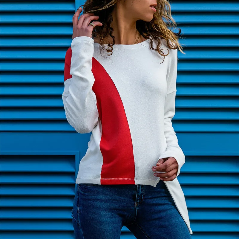 AVODOVAMA M женские блузки повседневные весенние рубашки с круглым вырезом и длинными