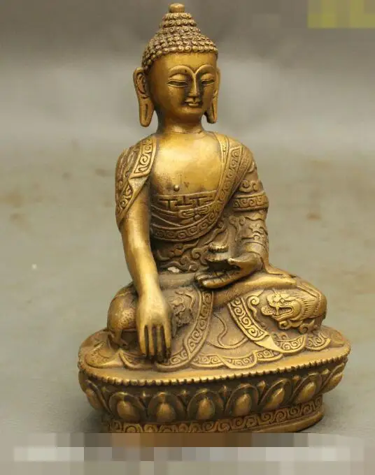 S01133 6" Dragon Robe Tibet Buddhist Bronze Shakyamuni Mahavairocana Buddha Bowl Statue
S01133 6" Dragon Robe Tibet Buddhist Bronze Shakyamuni Mahavairocana Buddha Bowl Statue
