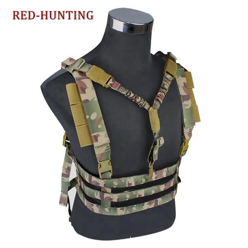 Multicam Military Tactical Vest Airsoft Molle System Low Profile Chest Rig Removable Gun Sling Hunting Airsoft Paintball Gear
Multicam Military Tactical Vest Airsoft Molle System Low Profile Chest Rig Removable Gun Sling Hunting Airsoft Paintball Gear