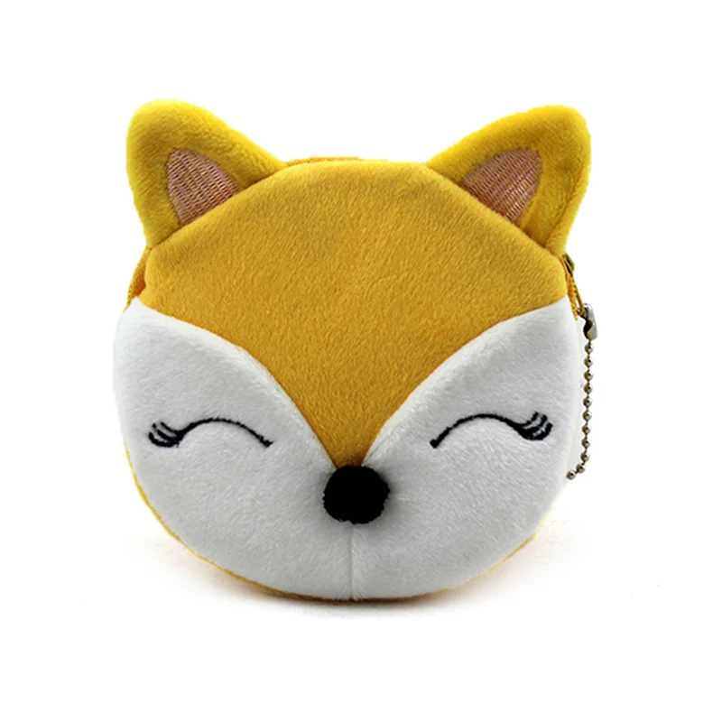 Kawaii милый красочный плюшевый 10 см Женский кошелек для монет и сумка девочек