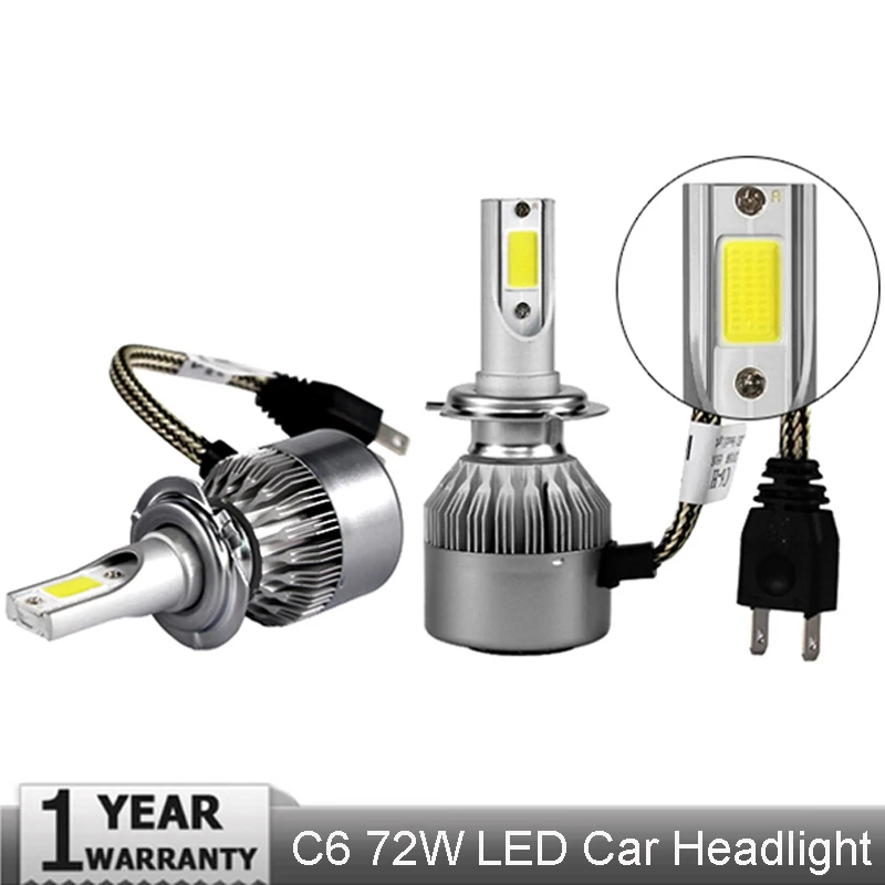 Super bright Auto Car H8 H11 H7 H4 H1 LED Headlights 6000K Cool white 72W 8000LM COB Bulbs Diodes Automobiles Parts Lamp
Super bright Auto Car H8 H11 H7 H4 H1 LED Headlights 6000K Cool white 72W 8000LM COB Bulbs Diodes Automobiles Parts Lamp