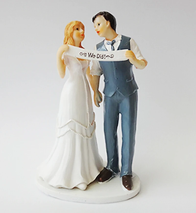 We Got Married Bride And Groom Wedding Props Cake Topper Home Decor High Grade Resin Figurine Craft Gift Party Cake Stand
We Got Married Bride And Groom Wedding Props Cake Topper Home Decor High Grade Resin Figurine Craft Gift Party Cake Stand