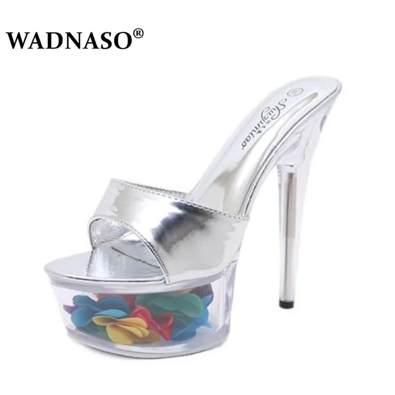 WADNASO Women Super High Heel Waterproof Platform Slippers Model Catwalk Pole Dance Shoes Nightclub women's Shoes Eu size 34-40
WADNASO Women Super High Heel Waterproof Platform Slippers Model Catwalk Pole Dance Shoes Nightclub women's Shoes Eu size 34-40