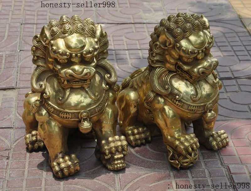 wedding decoration Chinese Brass fengshui Evil Beast Foo fu Dog Guardian Door Lion statue Pair
wedding decoration Chinese Brass fengshui Evil Beast Foo fu Dog Guardian Door Lion statue Pair
