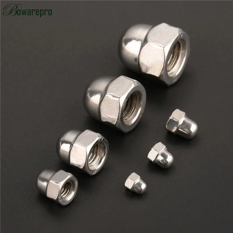bowarepro 10PCS Stainless Steel Cap Nuts Round Head Cover Decorative Nut Metric Hex Nuts M3/M4/M5/M6
bowarepro 10PCS Stainless Steel Cap Nuts Round Head Cover Decorative Nut Metric Hex Nuts M3/M4/M5/M6