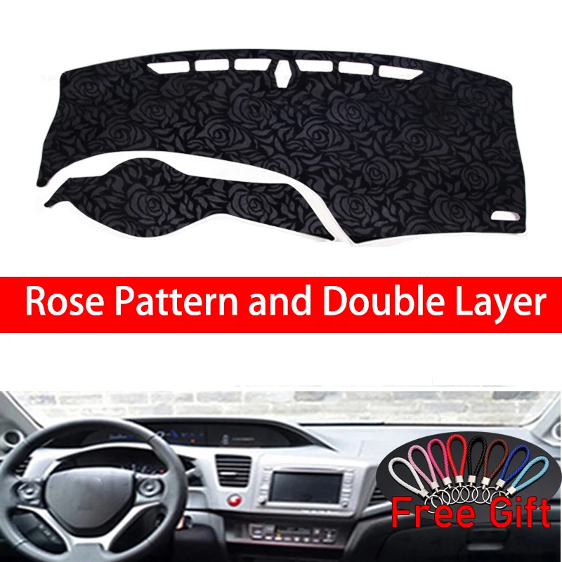Rose Pattern For Honda civic 2012 2013 2014 2015 Dashboard Cover Car Stickers Car Decoration Car Accessories Interior Car Decals
Rose Pattern For Honda civic 2012 2013 2014 2015 Dashboard Cover Car Stickers Car Decoration Car Accessories Interior Car Decals
