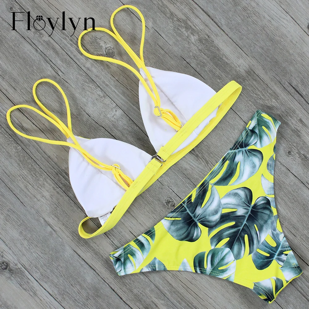 Floylyn New Sexy Bikini Women Summer Floral Print Swimwear High Quality Triangle Swimsuit Female
Floylyn New Sexy Bikini Women Summer Floral Print Swimwear High Quality Triangle Swimsuit Female