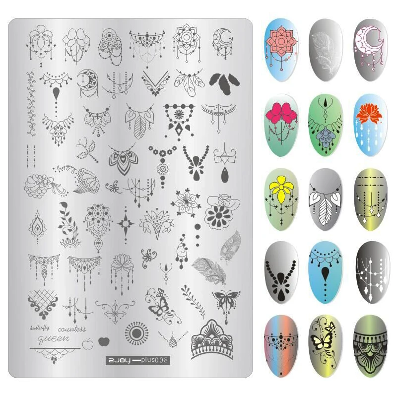 9.5x14cm ZJOY PLUS(1-9) DIY Template Nail Art Polish Stamping Plates 3D Hot Air Balloon Sea Pattern Stencils For Nails stamp
9.5x14cm ZJOY PLUS(1-9) DIY Template Nail Art Polish Stamping Plates 3D Hot Air Balloon Sea Pattern Stencils For Nails stamp