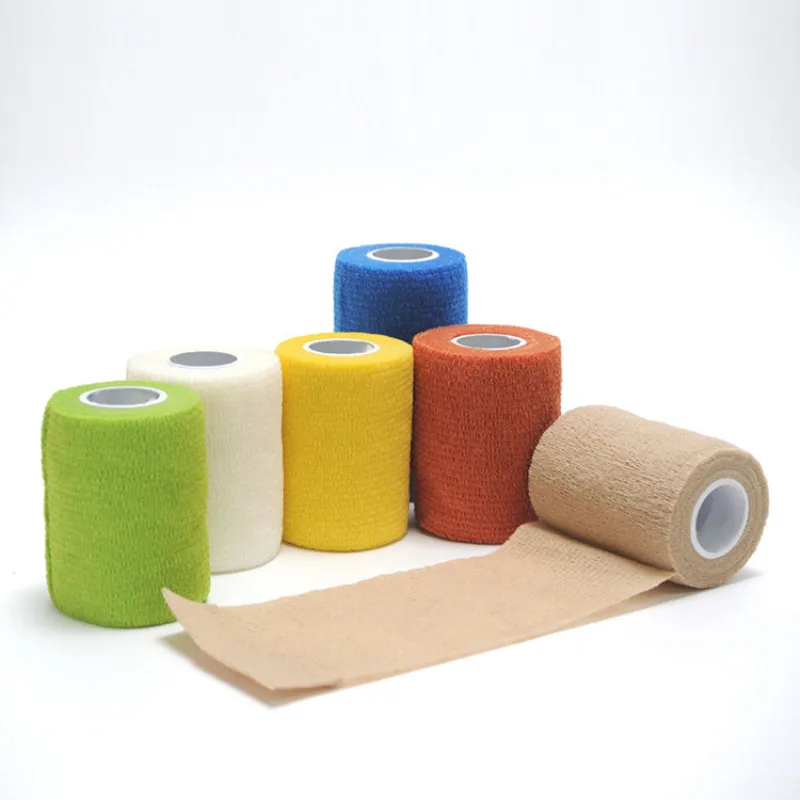 7.5cmx4.5m Sport Tape Waterproof Self Adhesive Elastic Bandage Muscle Tape Finger Joints Wrap Bandage Non woven Cohesive Bandage
7.5cmx4.5m Sport Tape Waterproof Self Adhesive Elastic Bandage Muscle Tape Finger Joints Wrap Bandage Non woven Cohesive Bandage