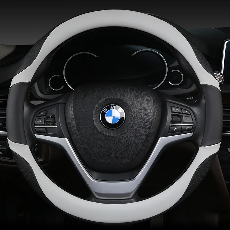 Soft Braid on Car Steering Wheel Cover For 37 - 38 CM 14.5"-15" Anti-slip Inner Ring M Size Steering-Wheel Car Styling Carpet
Soft Braid on Car Steering Wheel Cover For 37 - 38 CM 14.5"-15" Anti-slip Inner Ring M Size Steering-Wheel Car Styling Carpet