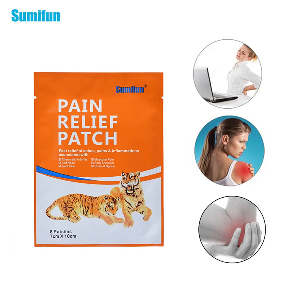 56pcs/lot Pain Relif Plaster Tiger Chinese Patch Arthritis Reliever Medical Neck Muscle Massager Orthopedic Plaster Body Massage
56pcs/lot Pain Relif Plaster Tiger Chinese Patch Arthritis Reliever Medical Neck Muscle Massager Orthopedic Plaster Body Massage