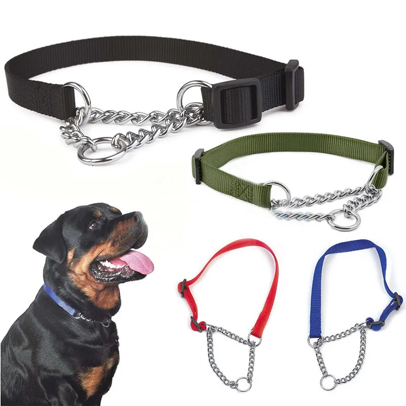 Misterolina Nylon Dog Collar With Welded Link Chain Pet Collars Dogs Training Accessories Adjustable Size Necklace Hot
Misterolina Nylon Dog Collar With Welded Link Chain Pet Collars Dogs Training Accessories Adjustable Size Necklace Hot