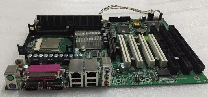 100% OK оригинальный IPC плата M-845EG REV: 3 2 промышленных материнских плат с Процессор