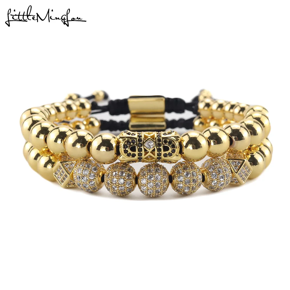 Luxury zircon men Bracelet Tube polygon ball Charm copper bead Macrame Braided men Bracelets set for Men Jewelry moda mujer
Luxury zircon men Bracelet Tube polygon ball Charm copper bead Macrame Braided men Bracelets set for Men Jewelry moda mujer