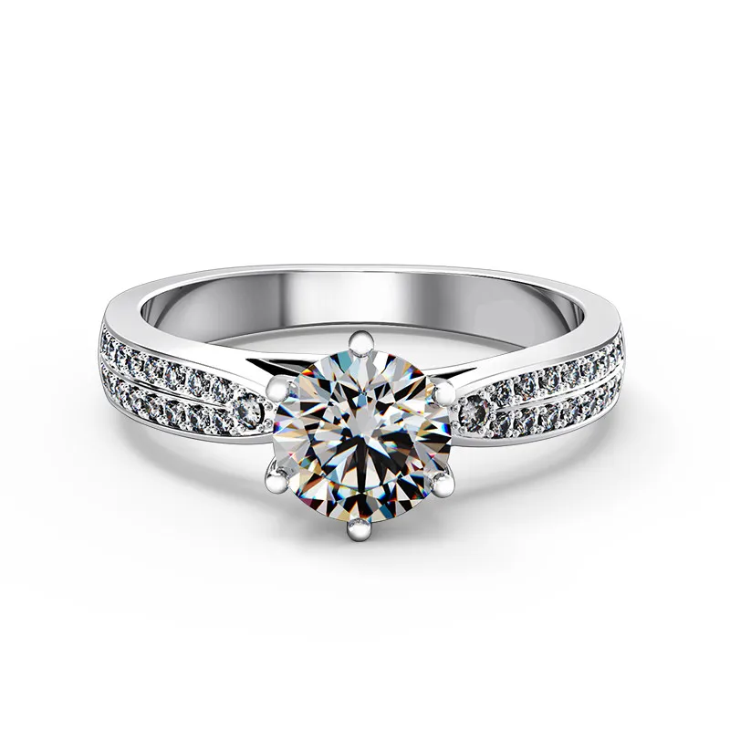 Star Brand Ring 1CT Guarantee Solid White Gold Classic Brand Quality Carbon Diamond Ring for Women Engagement Luxury Jewelry
Star Brand Ring 1CT Guarantee Solid White Gold Classic Brand Quality Carbon Diamond Ring for Women Engagement Luxury Jewelry